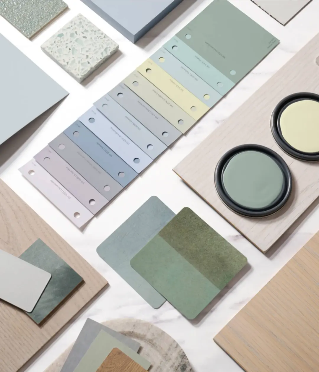 Палитра от цветове подходящи за детска стая в малко по-сива гама