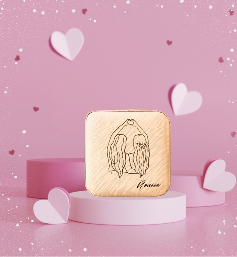 Персонализирана кутия за бижута, вариант 6